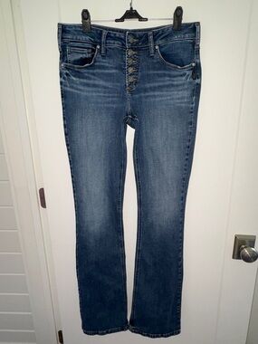 Silver Jeans Suki bootcut jeans button fly 32/35 EUC LN